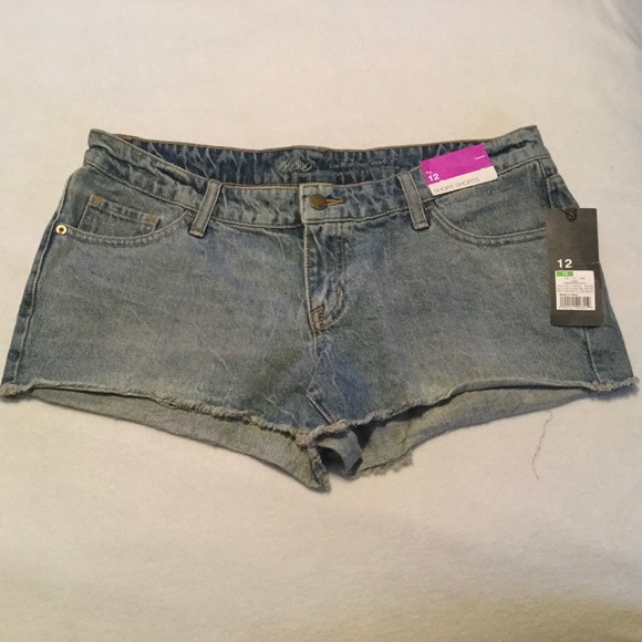 Mossimo Supply Co. Pants - Mossimo Denim low rise short shorts, size 12